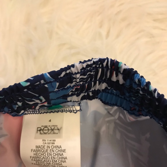 Girls ROXY Floral Swim Shorts 4 - Picture 4 of 5